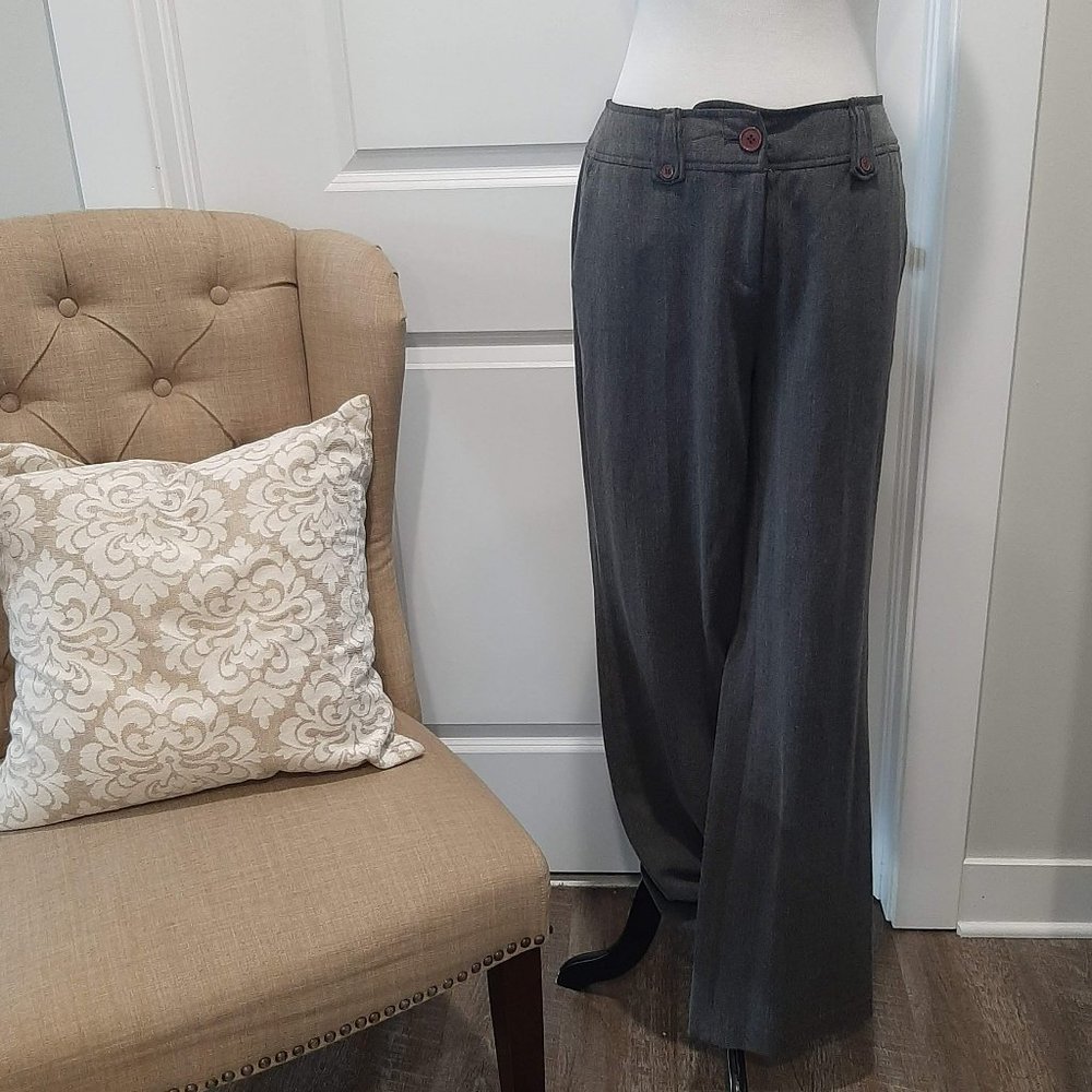 Camille La Vie Charcoal Flared Dress Pants